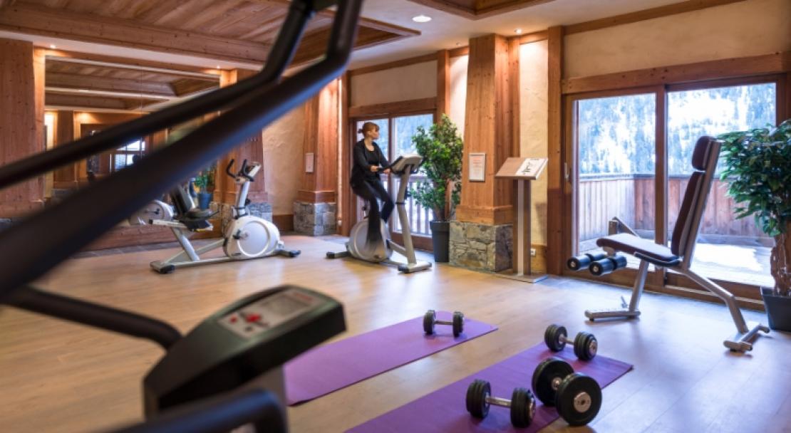 Fitness area in Les Alpages De Champagny