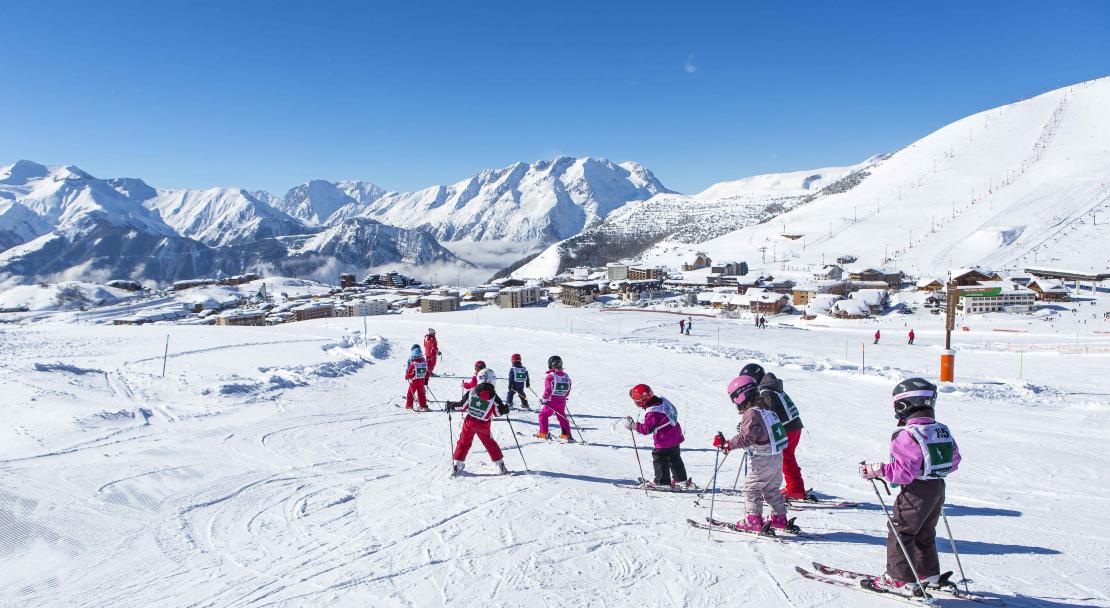 Learning to Ski in Alpe d'Huez