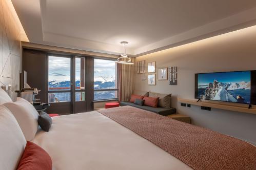 Balcony room with mountain view Mercure Arc 1800; Copyright: Best Mont Blanc