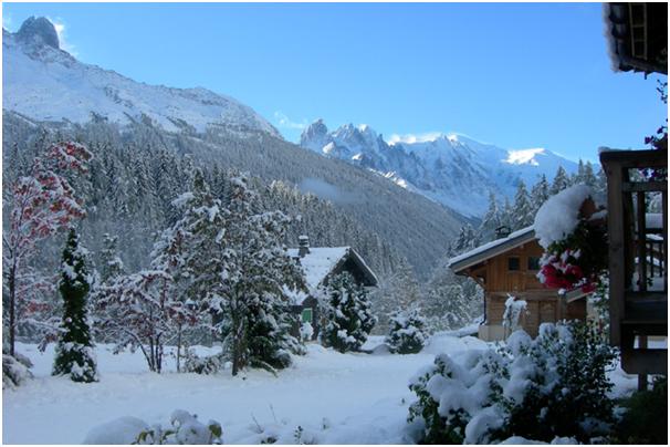 Fresh snow in Chamonix