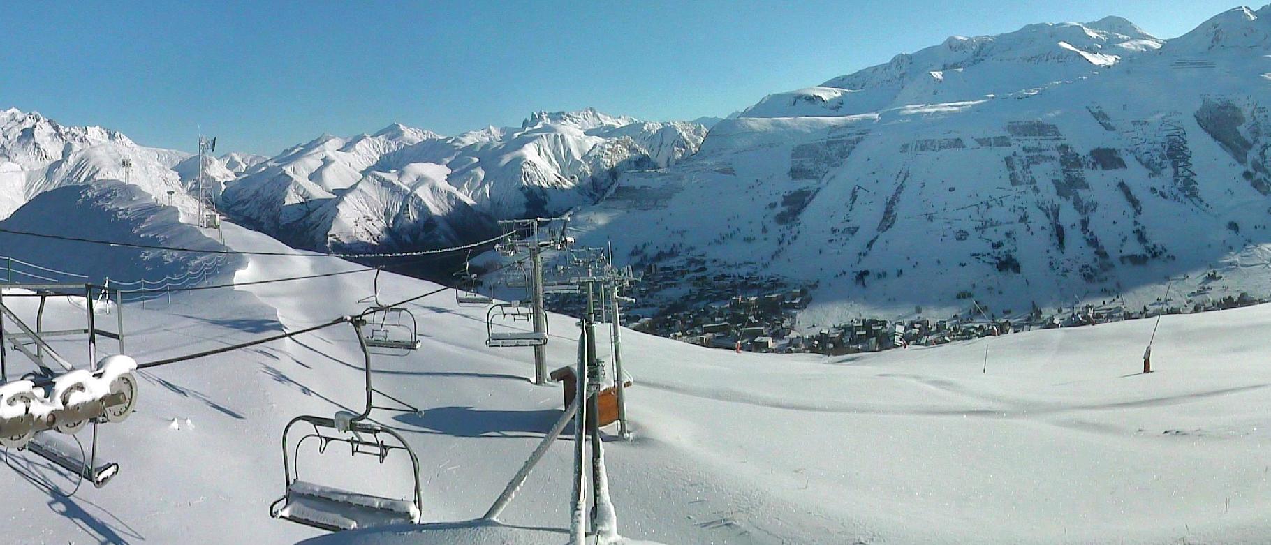 Webcam of Les Deux Alpes this morning